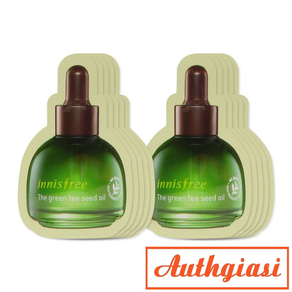 [Sample] Gói Sample tinh chất \ tinh dầu dưỡng trà xanh Innisfree Green Tea Seed Serum \ Oil | BigBuy360 - bigbuy360.vn
