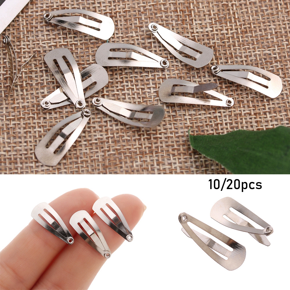Bộ 10/20 đồ chơi kẹp tóc búp bê DIY 2cm*0.8cm chất lượng cao