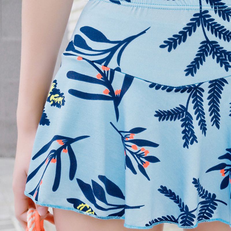 Bộ Đồ Bơi Nữ Bikini In Hình Cây Xanh Phong Cách Vintage | BigBuy360 - bigbuy360.vn