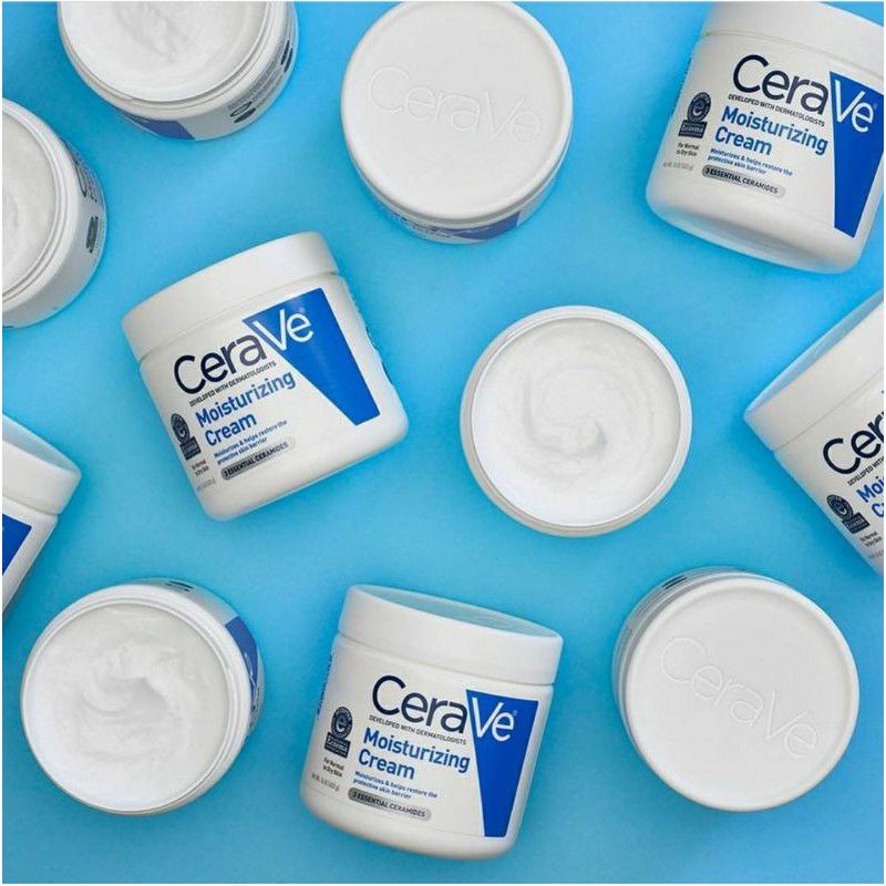 Kem dưỡng ẩm Cerave Moisturizing Cream cho da mặt và toàn thân 453g