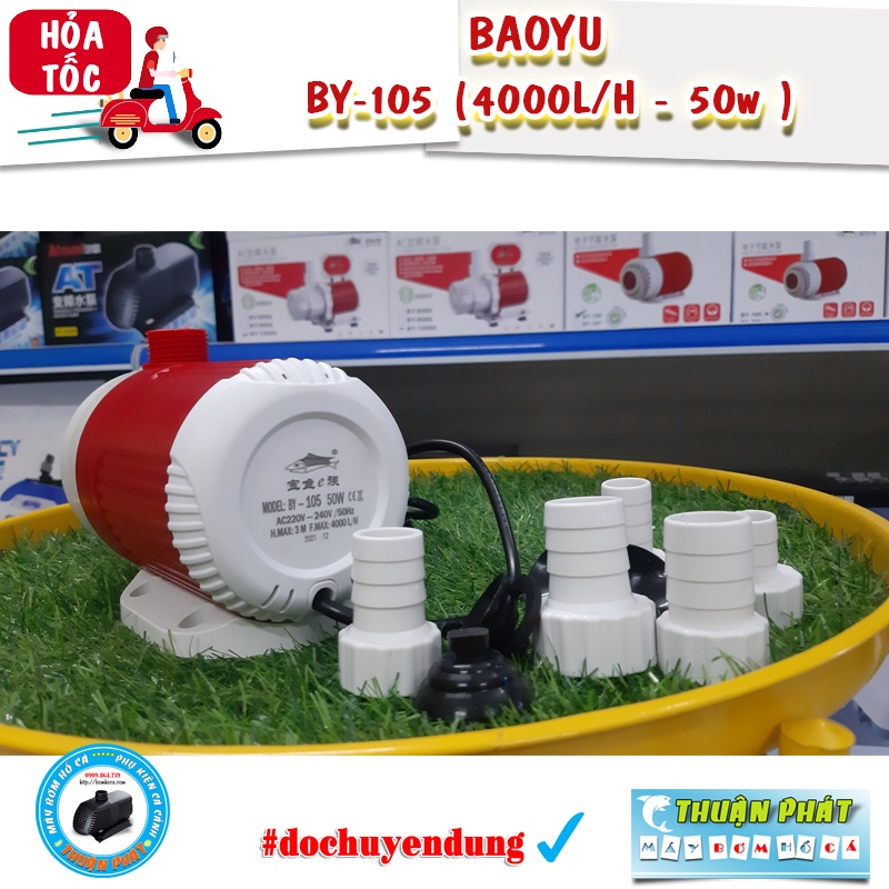Máy Bơm Hồ Cá Baoyu BY 105 ( BY105 với 4000L/H 50w )