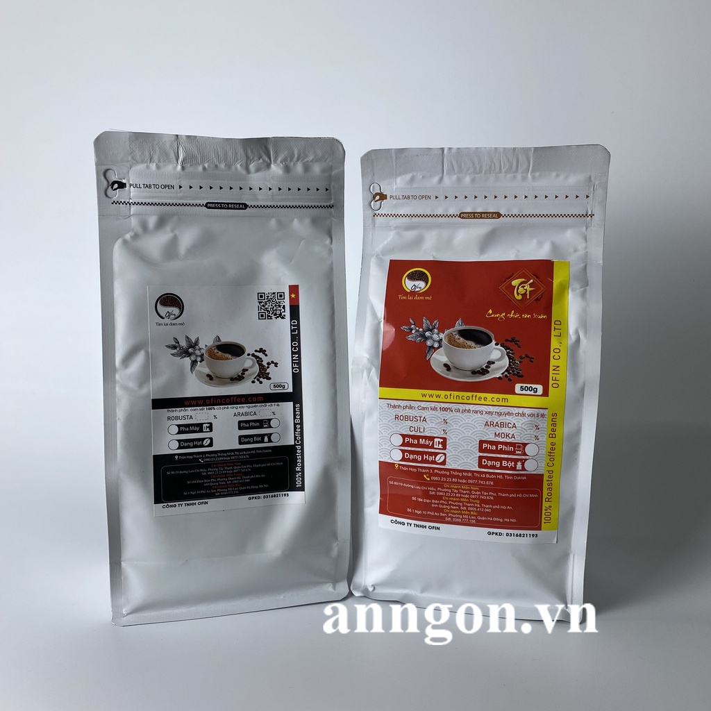 Cà Phê Ofin Rang Xay Nguyên Chất 1kg, Cà Phê Dùng Pha Phin – anngon.vn