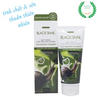 Sữa Rửa Mặt Tạo Bọt Hàn Quốc JigotT, Tinh Chất Ốc Sên Làm Sạch Da Ngăn Mụn Và Dưỡng Da 180ml