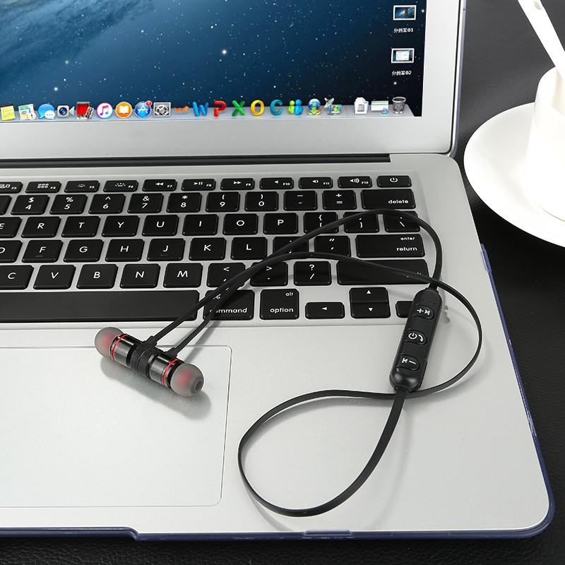 M9 Bluetooth Wireless In-Ear Noise Canceling Earphone with Microphone Sweat Proof Stereo Headset