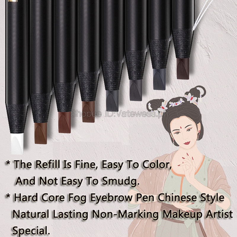 1 Cây Bút Chì Kẻ Lông Mày Màu Trắng Tự Nhiên Lâu Trôi Chống Thấm Nước