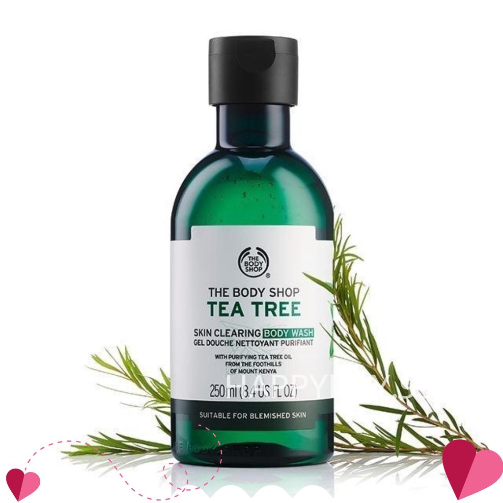 🍋 Sữa Tắm Tea Tree The Body Shop 250ml Hàng Chuẩn Công Ty 🍋