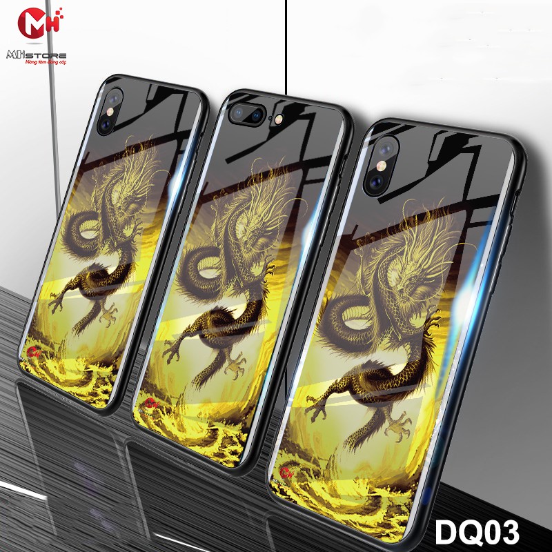 Ốp lưng kính dạ quang Hình rồng dành cho  Iphone - DQ03 | BigBuy360 - bigbuy360.vn