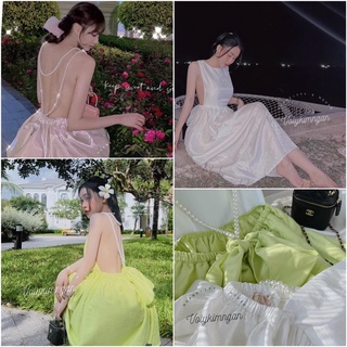 Đầm yếm hở lưng ngọc tr.ai