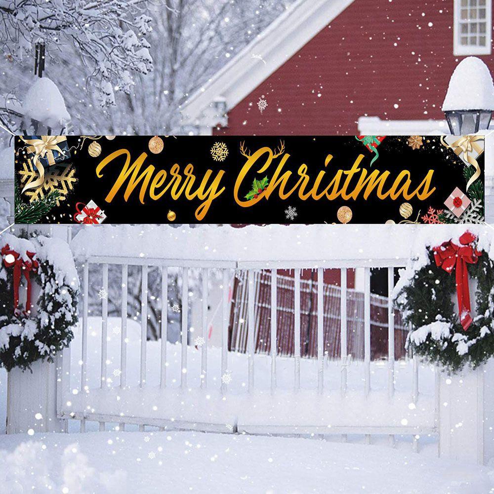 NICKOLAS Cờ Treo Trang Trí Giáng Sinh Năm Mới Bằng Vải Oxford