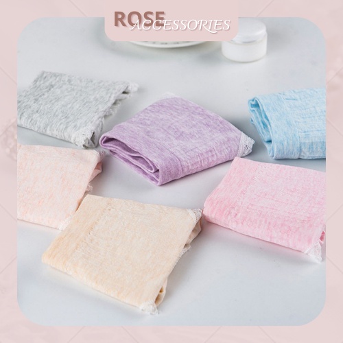 Quần lót nữ cotton viền ren màu muối tiêu thời trang nữ Rose Accessories QL05