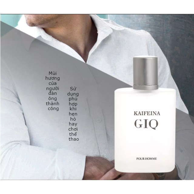 Nước hoa nam chính hãng KAFINA mùi hương ngọt ngào quyến rũ, thơm lâu dịu nhẹ, dạng xịt giữ mùi lâu, kèm hộp 50ml DNP011