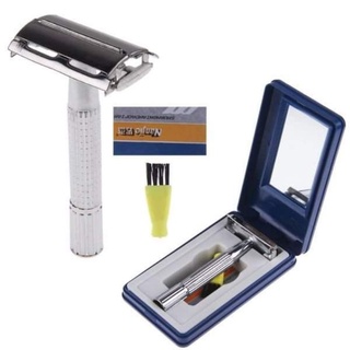 0Dao Cạo Râu Inox NANJIE NJ997 | Dụng Cụ Cạo Râu Lưỡi Lam Cổ Điển, Đẹp,