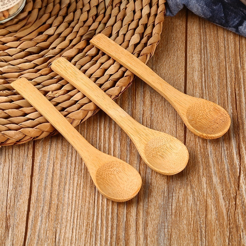 Muỗng Gỗ Tre Múc Cà Phê/Bột 12.8x3cm Cho Nhà Bếp