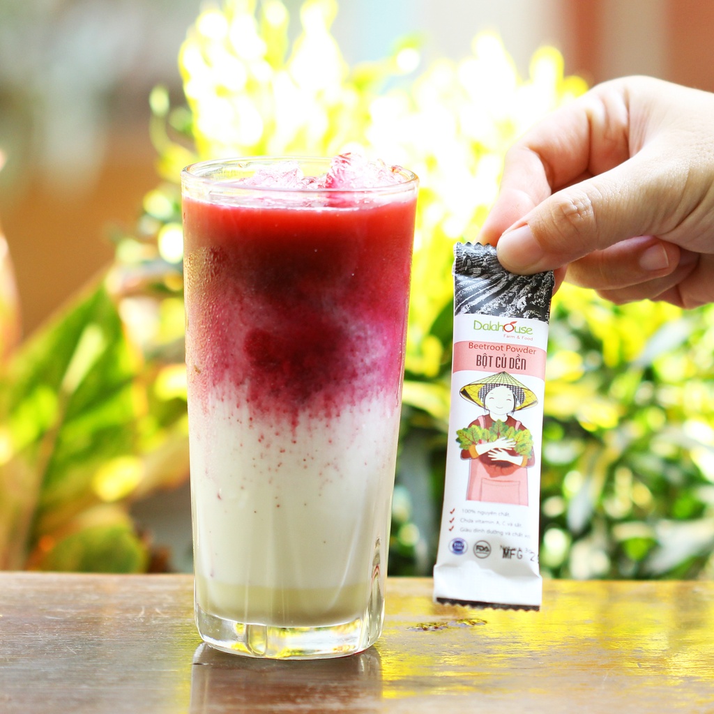 Bột Củ Dền Hữu Cơ Nguyên Chất Sấy Lạnh Dalahouse