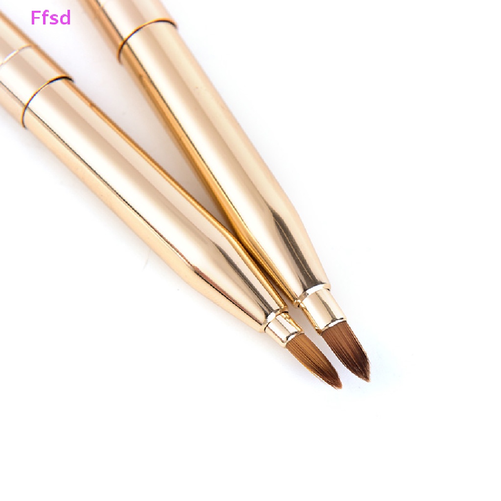 {Ffsd} Cọ Trang Điểm Mắt Môi Hai Đầu Có Thể Thu Gọn Bán Chạy