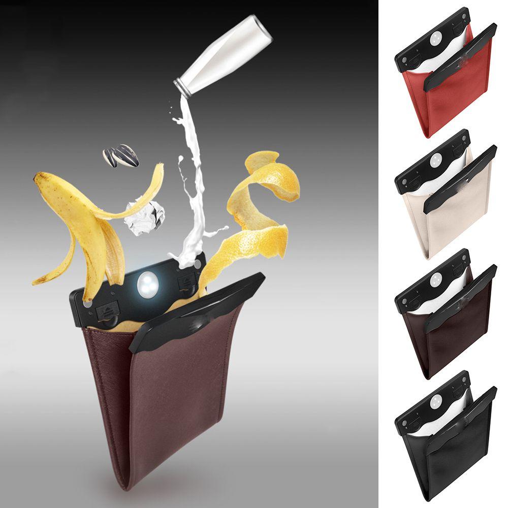 MYRONGVN Giá Đỡ Túi Đựng Rác Gắn Khe Hở Ghế Ngồi Xe Hơi Có Thể Gấp Gọn Đa Năng