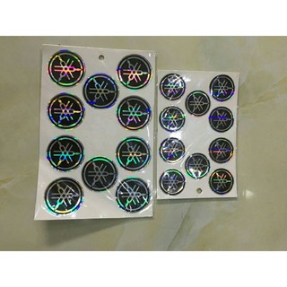 TEM LOGO YAMAHA CÓ ĐỔ  KEO