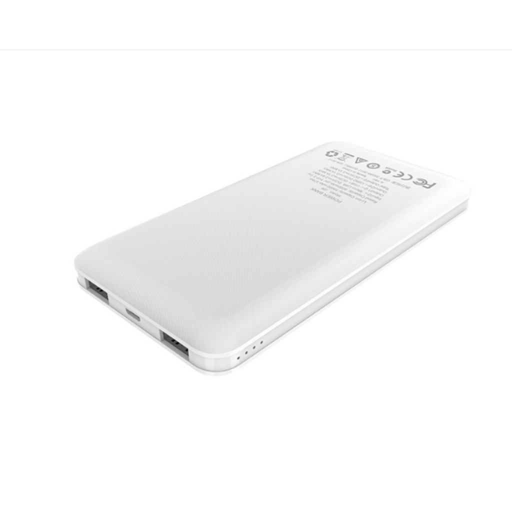 Pin sạc dự phòng Hoco J26 Simple energy 10000mAh 2 cổng sạc (2 MÀU) - HÀNG CHÍNH HÃNG