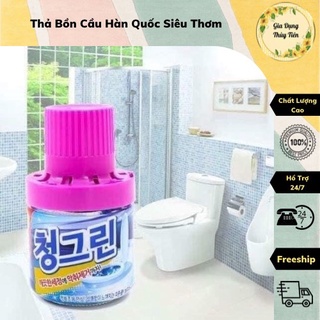 Cốc thả bồn cầu khử mùi toilet hàn quốc chính hãng chai thả bồn cầu