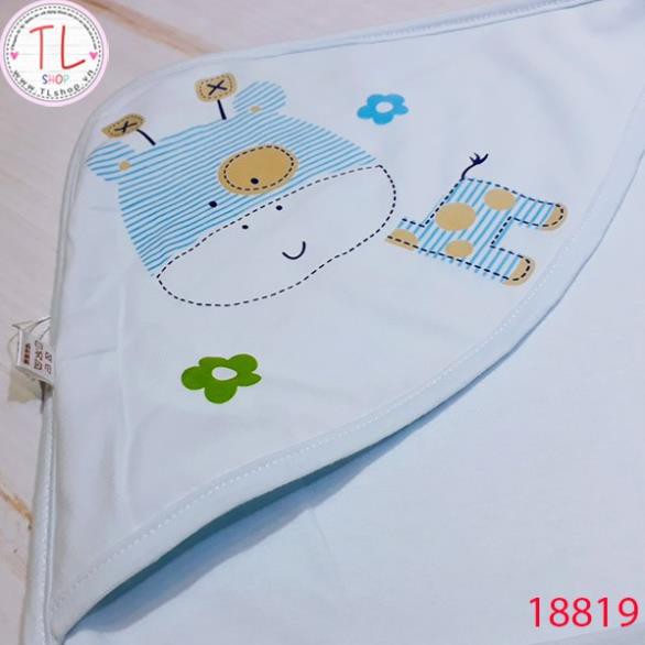 Khăn choàng có mũ họa tiết chú hươu cao cổ đáng yêu