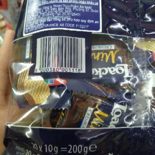 Bánh xốp Loacker 200g Cremkakao
