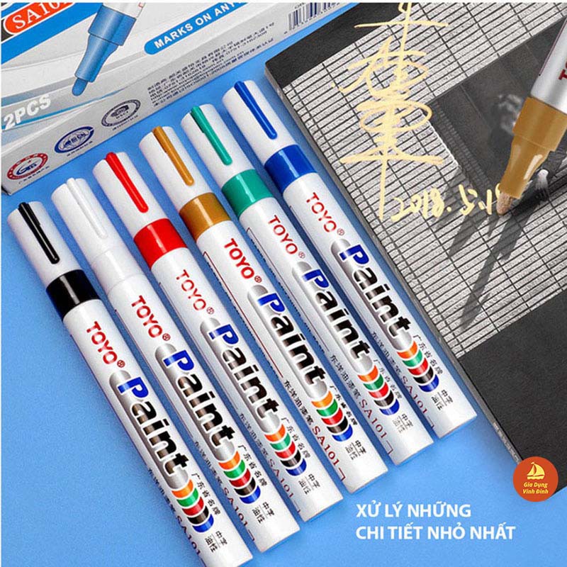Bút sơn vẽ lốp, vẽ đế giày mực vĩnh viễn chống nước Tokyo paint marker