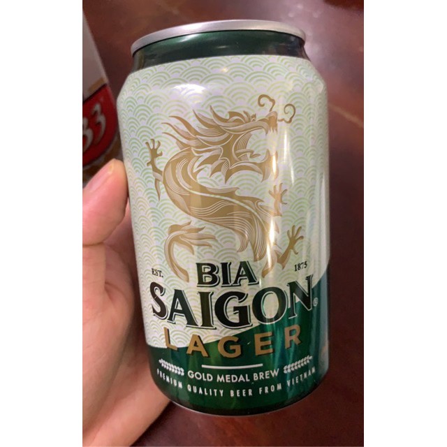 1 Lon Bia 330ml (Sài Gòn/Hà Nội/333)