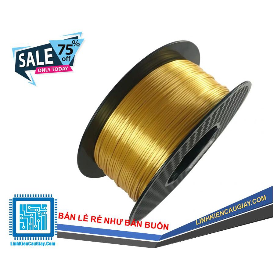 Nhựa in 3D PLA 1.75 Silk Color, giả kim loại 1Kg/cuộn