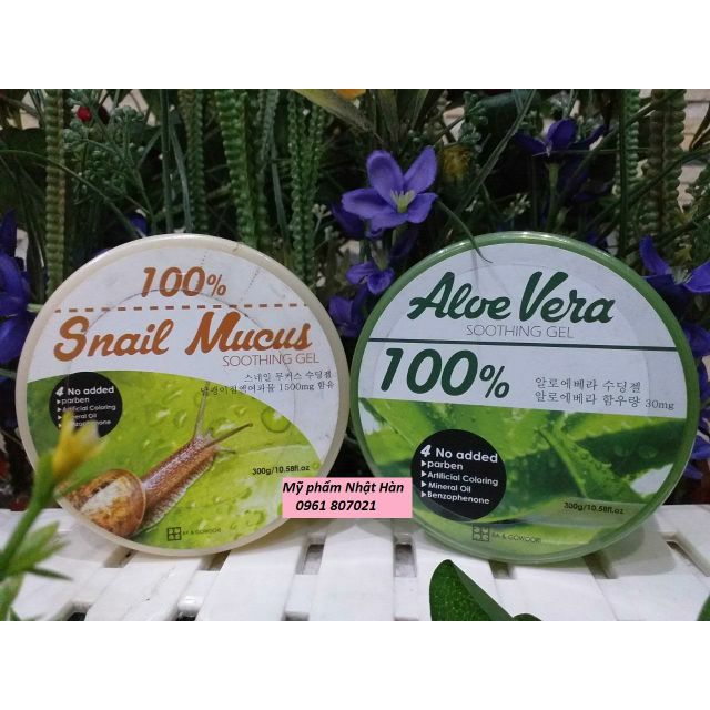 Gel Nha đam/Ốc sên 100% RA&amp;GOWOORI