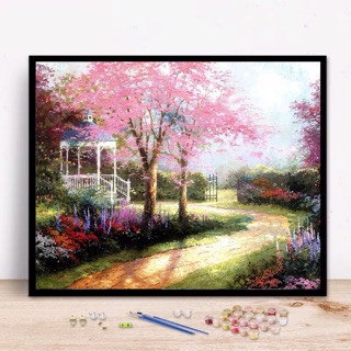[ORDER] TRANH SƠN DẦU TỰ TÔ MẪU "PHONG CẢNH"