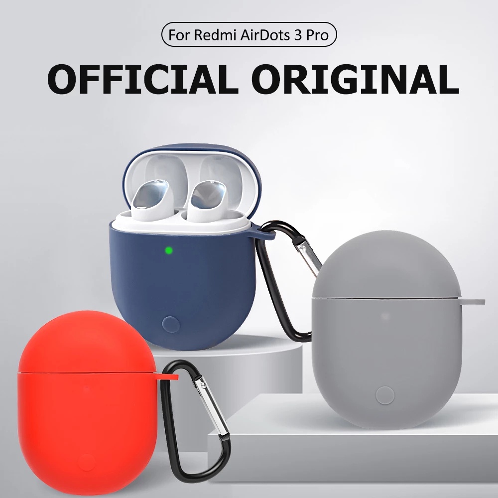 Vỏ Bảo Vệ Hộp Sạc Tai Nghe Bluetooth Không Dây Xiaomi Bằng Silicon Mềm Chống Sốc Chống Thấm Nước Kèm