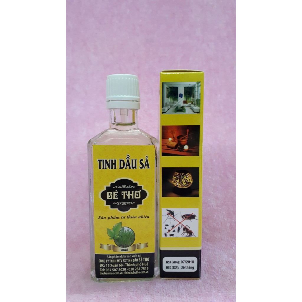 Tinh dầu sả Bé Thơ 50ml