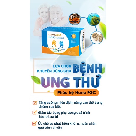 Cumargold kare 30 viên - hỗ trợ nâng cao thể trạng đồng thời giảm nguy cơ măc ung bướu