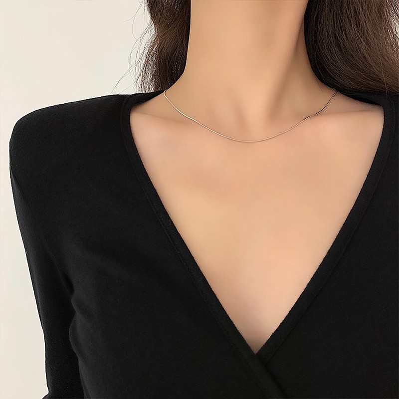 Vòng cổ kiểu xương rắn phong cách Hàn Quốc C90