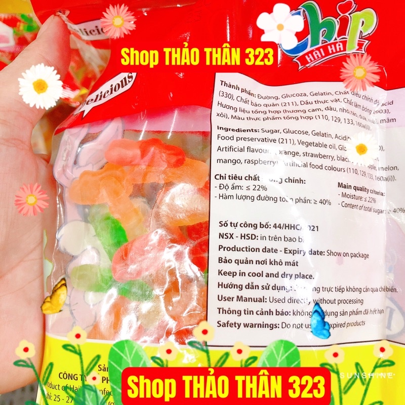 Kẹo Dẻo Mềm Chip / Kẹo Dẻo ZOO Jelly Trái Cây 100g