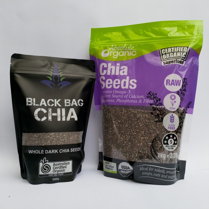 [ SALE RẺ ] 🍀 Hạt Chia Đen & Chia Tím Úc Hàng Chuẩn 100% Loại 1Kg