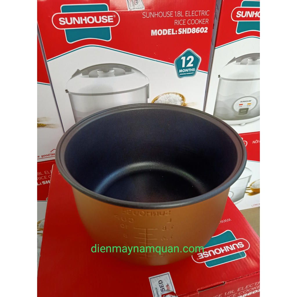 NỒI CƠM ĐIỆN 1.8L SUNHOUSE SHD8602 (CHÍNH HÃNG) | BigBuy360 - bigbuy360.vn