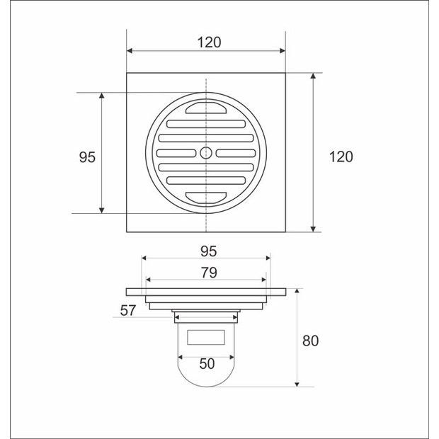 Phễu thoát sàn chống mùi hôi Zento ZT559