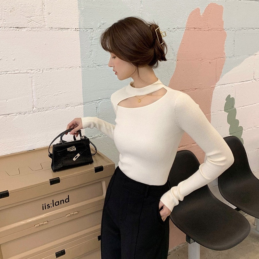 SUXI Áo sơ mi dài tay thiết kế mới thời trang theo phong cách Hàn Quốc cho nữ