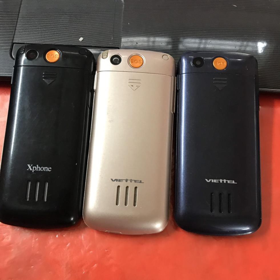 (Kèm Pin, Sạc Mới) Điện thoại Người Già Viettel V6216i Hoặc Xphone 2 Sim Cũ 80-90% Xước | BigBuy360 - bigbuy360.vn