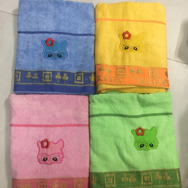 Khăn Cotton khổ 1m2-1m4