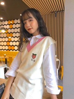 Áo len gile ulzzang