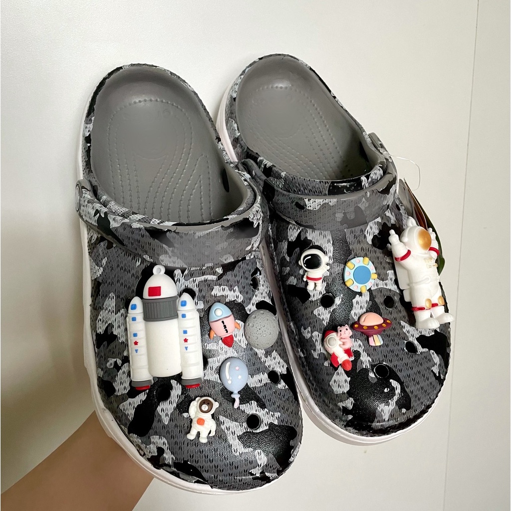 [Tặng 12 Jbitz] Dép Sục Cross Cá Camo Vảy Sơn Nhiều Màu