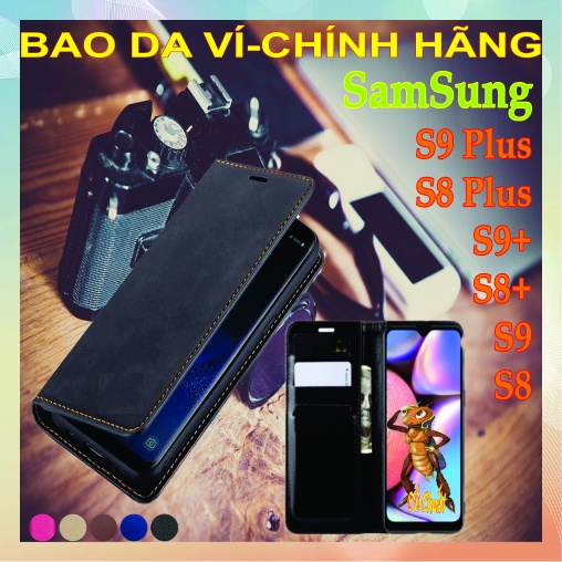Bao da, ví đựng tiền, điện thoại samsung S8,  S9,  S8 plus, S9 plus .