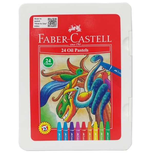 Bút Sáp Dầu Faber-Castell-120089N - 24 Màu + Chuốt - Faber-Castell