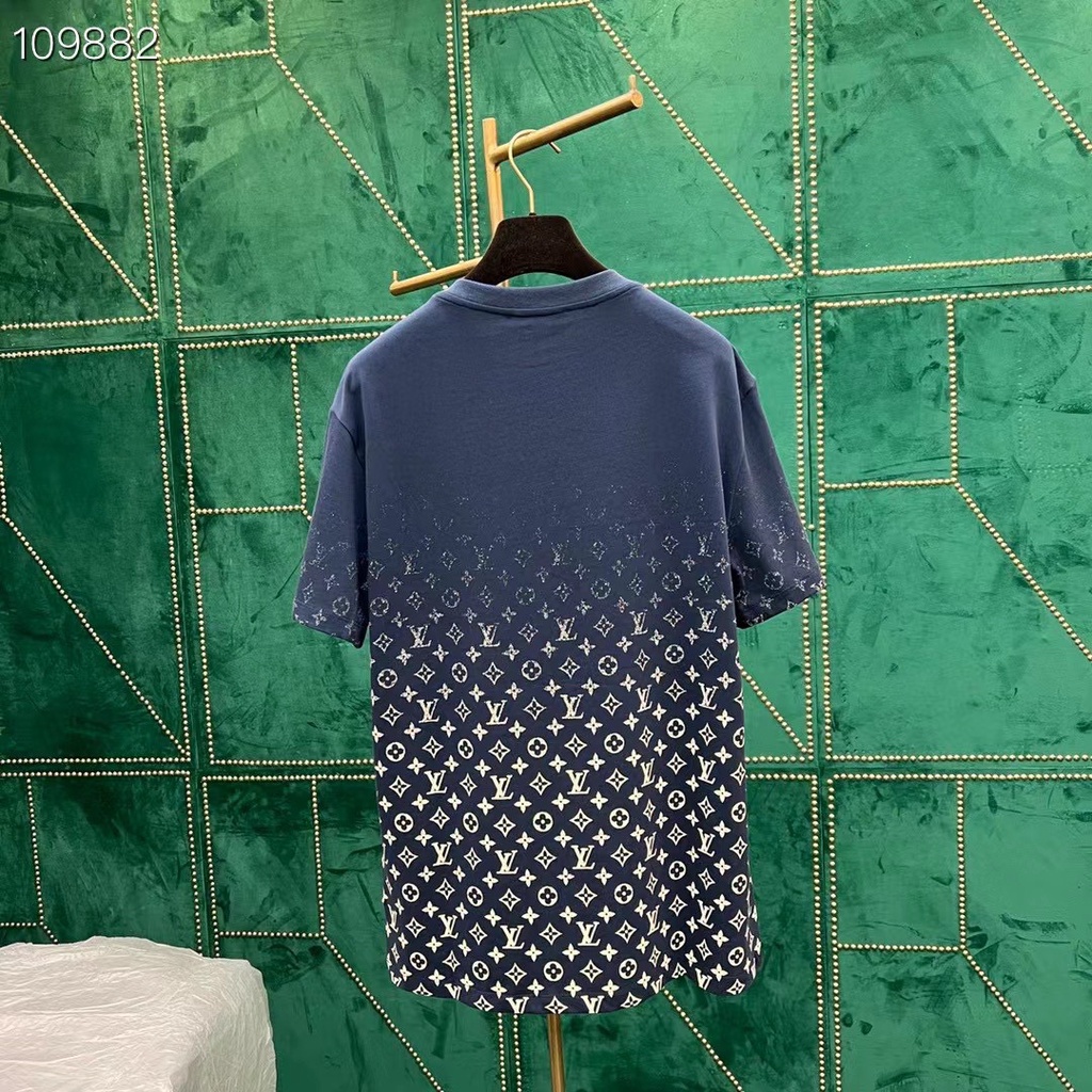 Áo Thun cotton Tay Ngắn Cổ Tròn In logo Lllvv Thời Trang Chất Lượng Cao