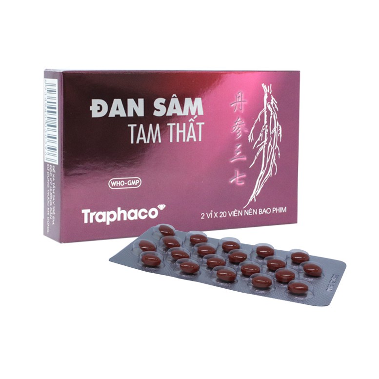 Đan Sâm Tam Thất Traphaco [Hộp 40 viên]