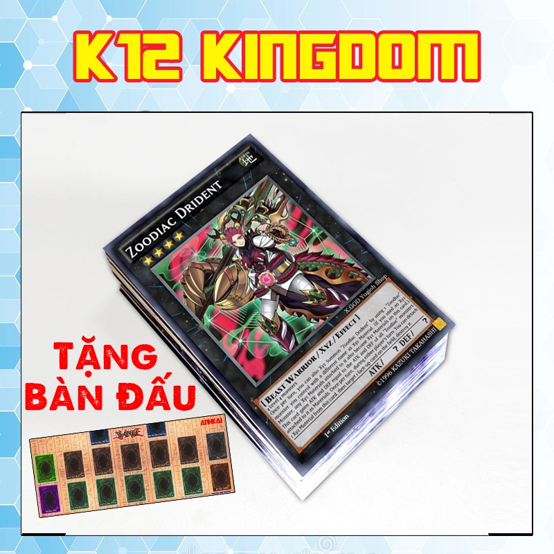 Bài Yugioh ❤️FREESHIP❤️ Thẻ bài Yugioh Zoodiac deck 54 lá