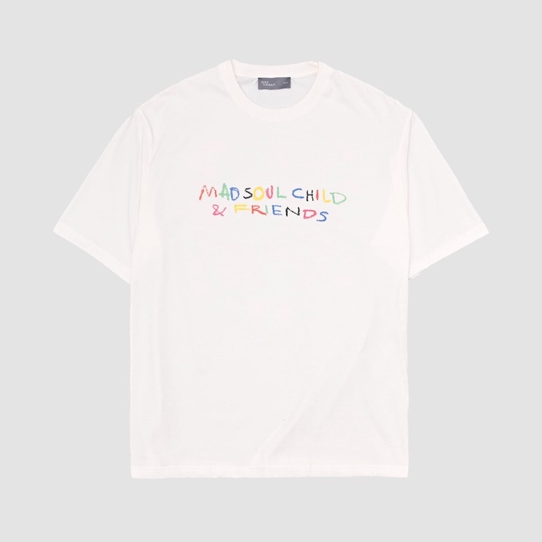 Áo phông ngắn tay unisex dáng relax trắng 21STU URBAN MSC&F First Dream