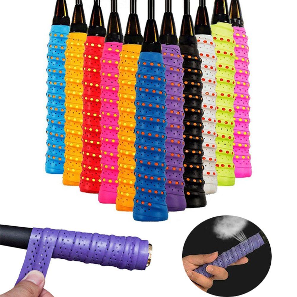 Băng Keo Dán Cán Vợt Cầu Lông/Tennis Chống Trượt Thoáng Khí 11 Màu Sắc